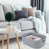 Felt Sleek Open Storage Bin Basket with handles